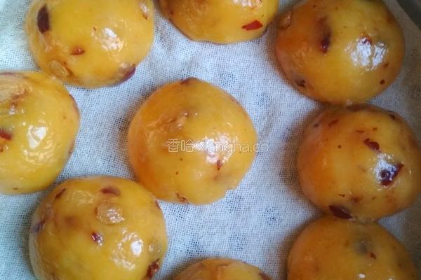 红薯糯米红枣葡萄干小窝头的做法图解14