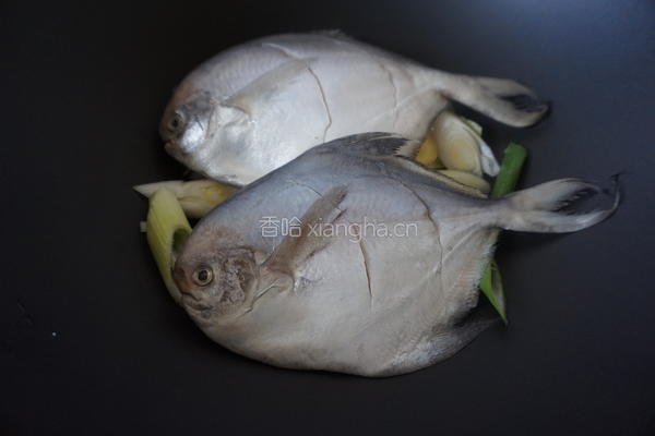 不加一滴油的干烧鲳鱼的做法图解4