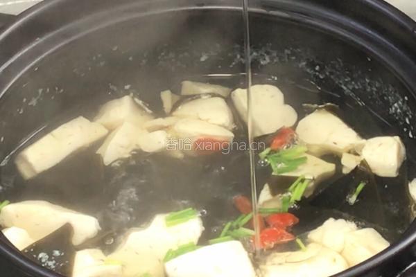 枸杞豆腐海带汤的做法图解7
