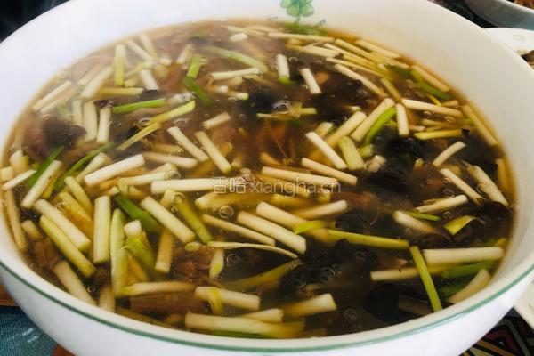 酸辣肉丝汤的做法图解9