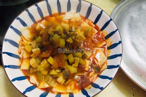 羊肉烩面片的做法图解12