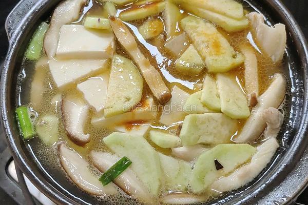杂蔬大酱汤的做法图解14