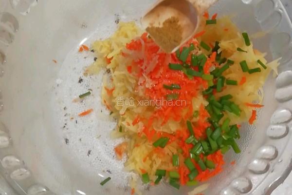鸡蛋土豆饼的做法图解5