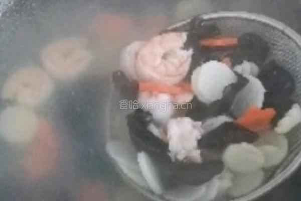 山药炒虾仁的做法图解6