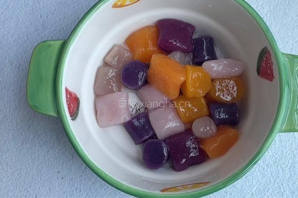 芋圆西米捞的做法图解4