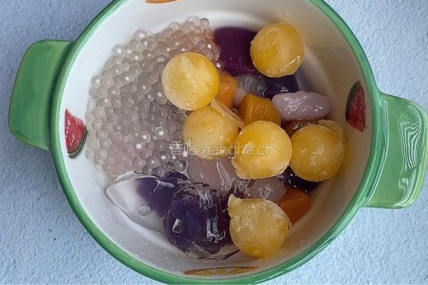 芋圆西米捞的做法图解7