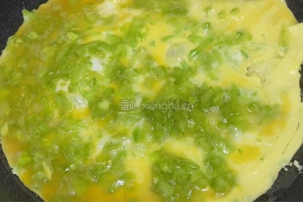鸡蛋炒苦瓜碎的做法图解8
