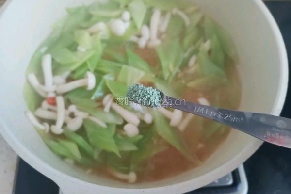 白玉菇炒莴笋的做法图解10