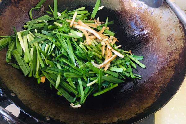 香干炒韭菜的做法图解4