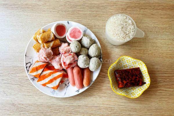火锅底料焖饭的做法图解1