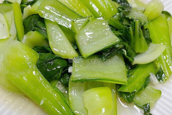 蒜香上海青的做法图解10
