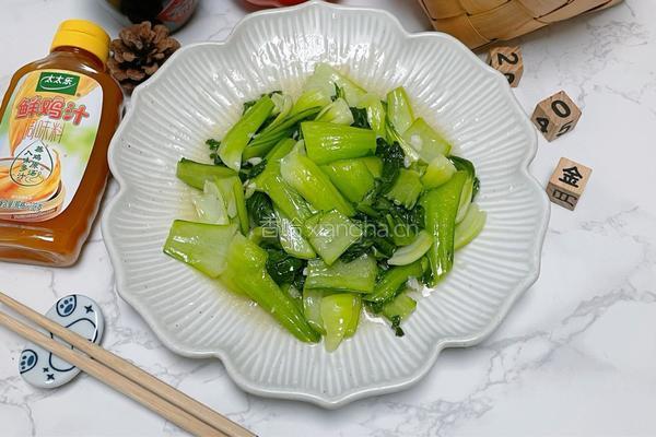 蒜香上海青的做法图解12