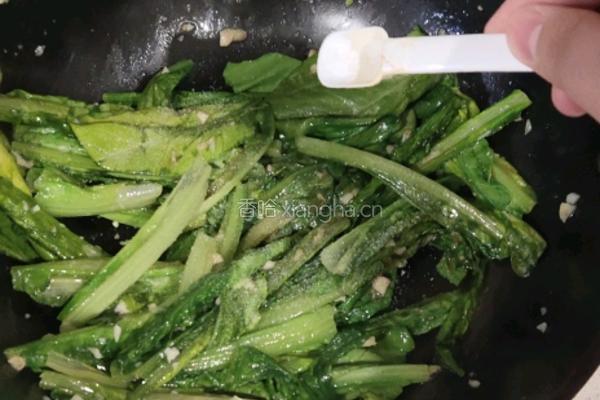 蒜蓉油麦菜的做法图解7