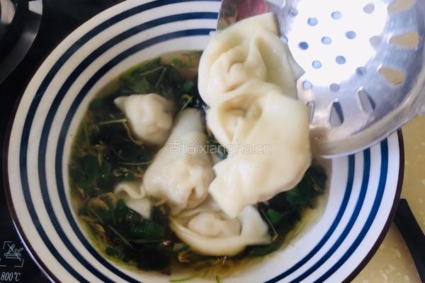 清汤鸡肉馄饨的做法图解11