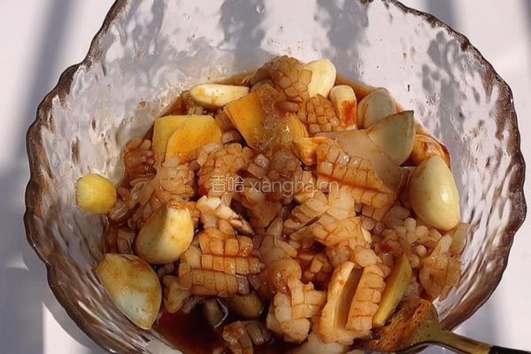 蒜香鱿鱼花的做法图解8