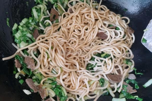 炒面的做法图解5