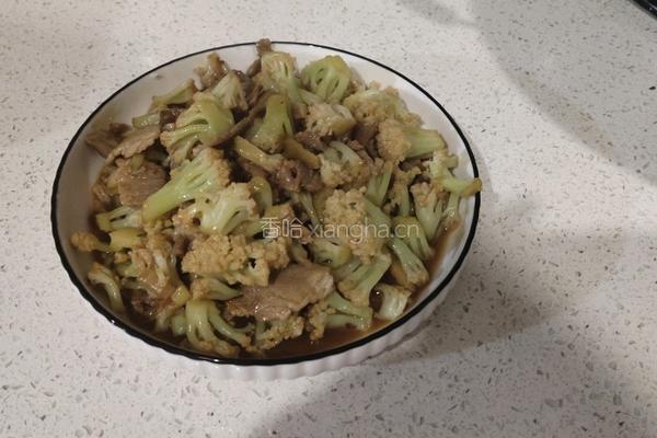 肉炒菜花的做法图解18