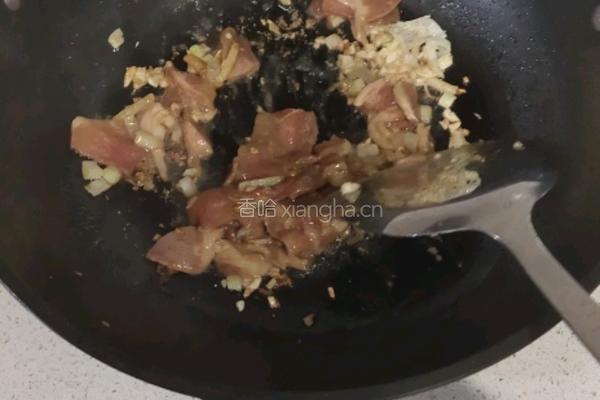 肉炒菜花的做法图解12
