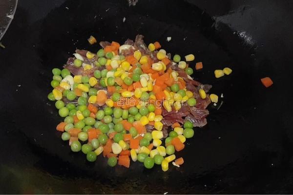 谷物炒蛋便当的做法图解4