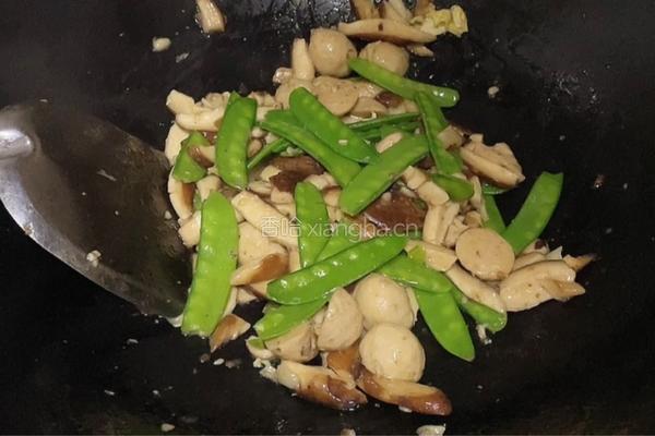 香菇炒荷兰豆的做法图解10