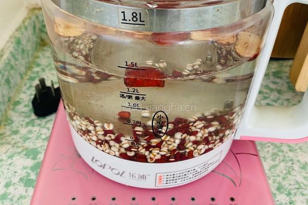 红豆薏米水的做法图解4