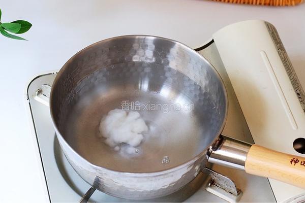 桂花绿茶雪梨冻的做法图解3