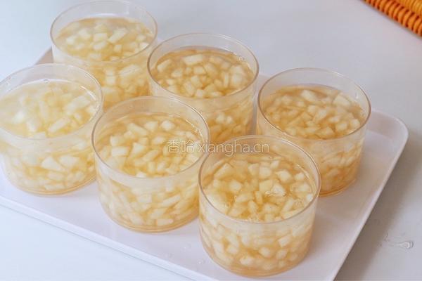 桂花绿茶雪梨冻的做法图解5