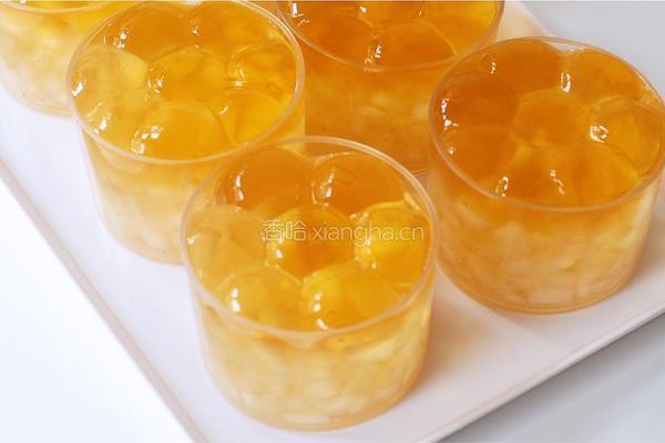桂花绿茶雪梨冻的做法图解8