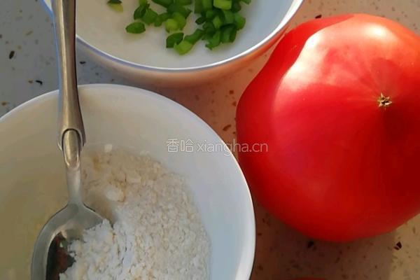 西红柿鸡蛋饼的做法图解1