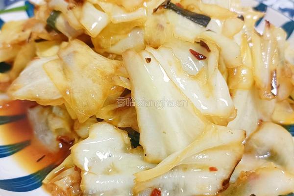 酸辣包菜的做法图解6