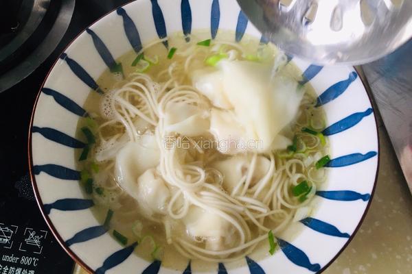 鸡汤云吞面的做法图解6