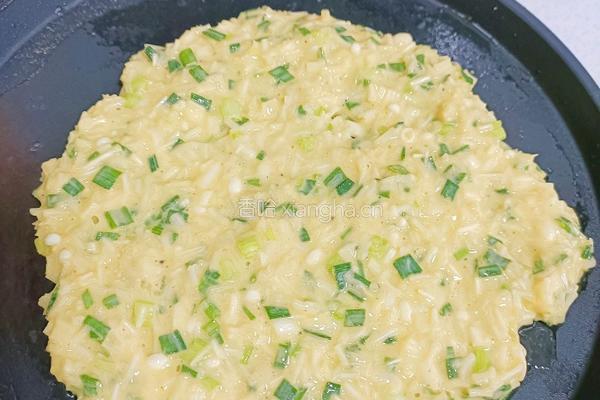 金针菇蛋饼的做法图解4