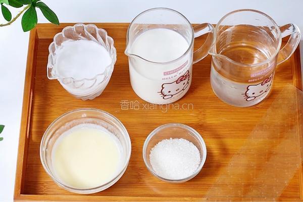 椰奶冻杯的做法图解1