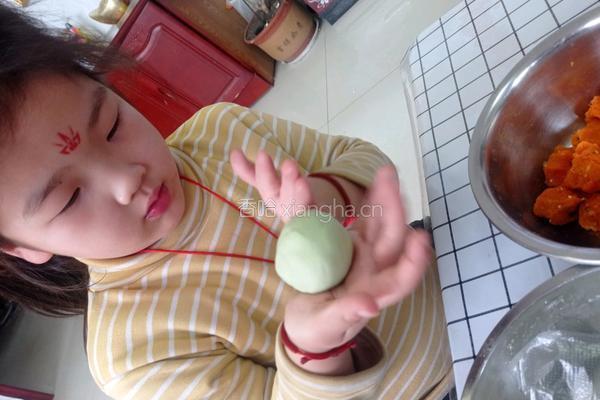 艾草青团的做法图解6
