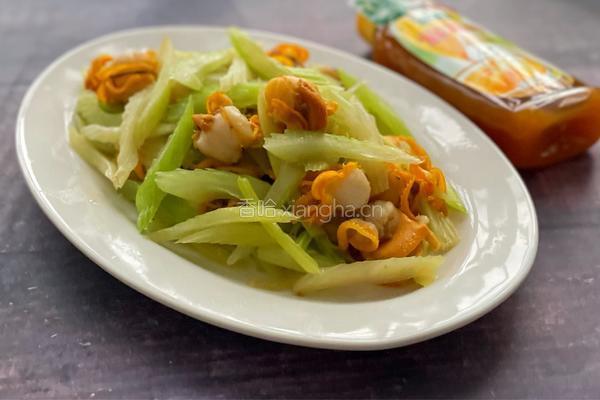芹菜炒扇贝的做法图解9