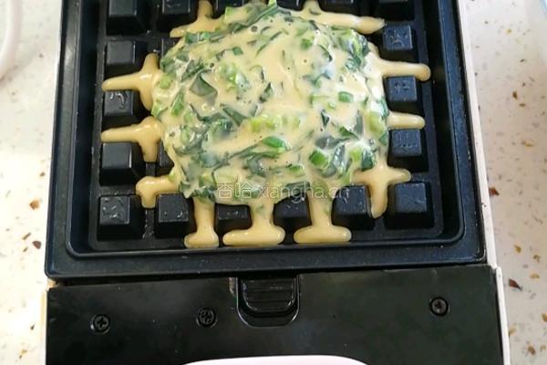 菠菜鸡蛋饼的做法图解7