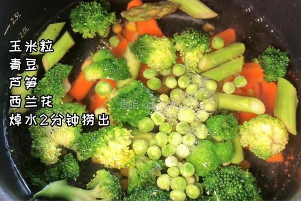 鸡胸时蔬能量碗的做法图解3