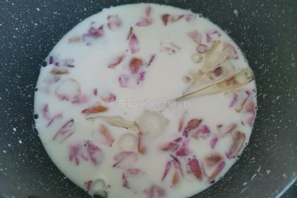 玫瑰花奶冻的做法图解5