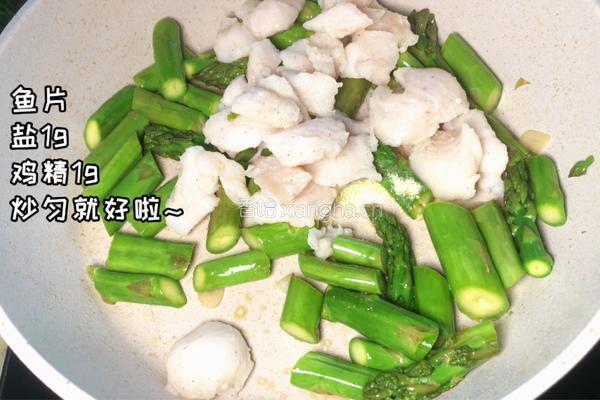 蒜香芦笋龙利鱼柳的做法图解5