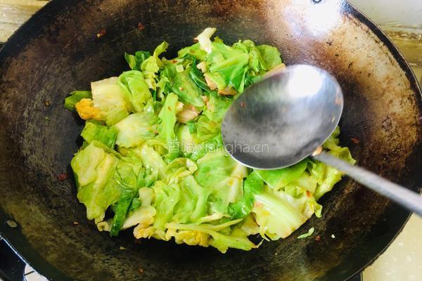 干锅莲花菜的做法图解8
