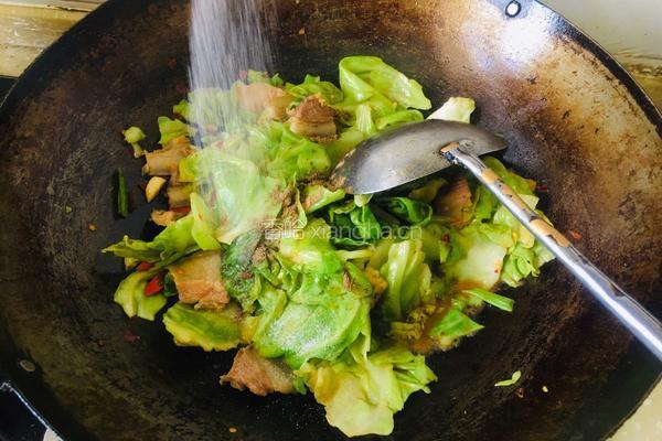 干锅莲花菜的做法图解10