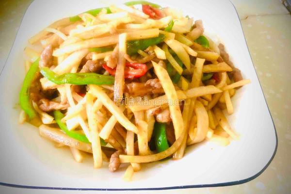 苤蓝炒肉丝