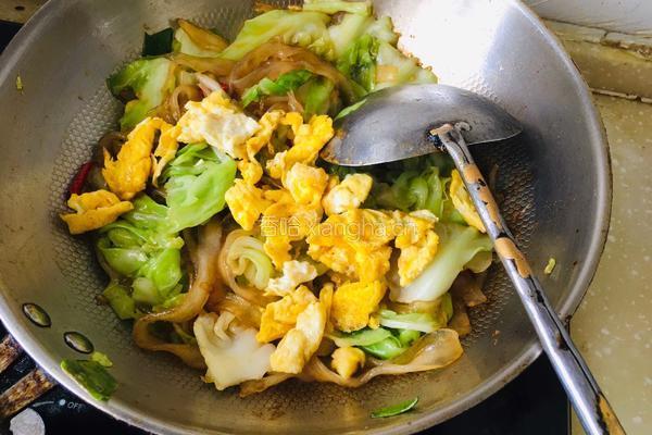 莲花菜粉条炒鸡蛋的做法图解9