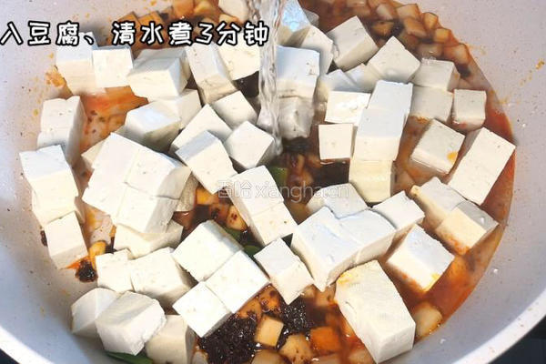 麻婆豆腐的做法图解3