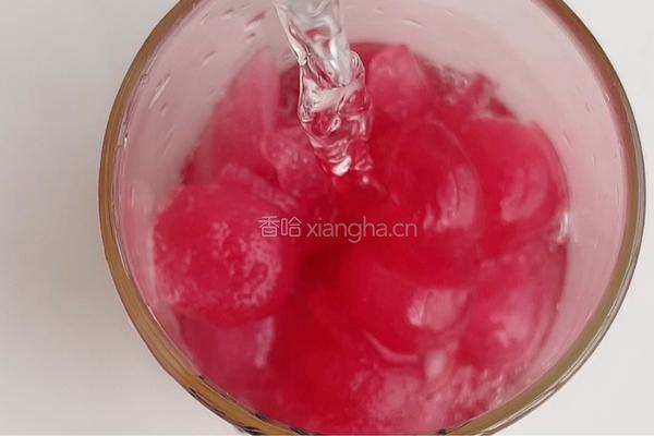 马蹄爆爆珠蔓越莓饮的做法图解7