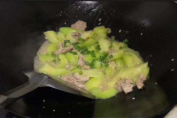 丝瓜炒肉片的做法图解8