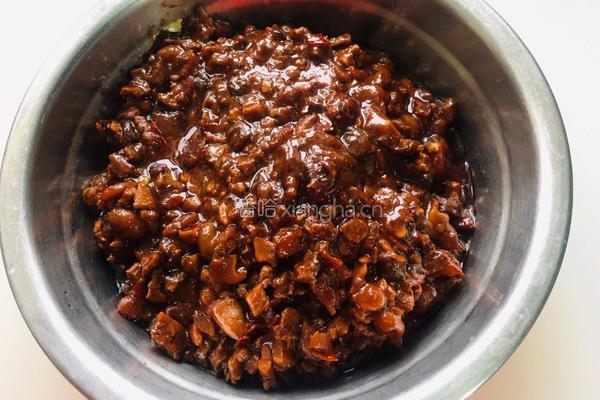 香菇牛肉酱的做法图解13