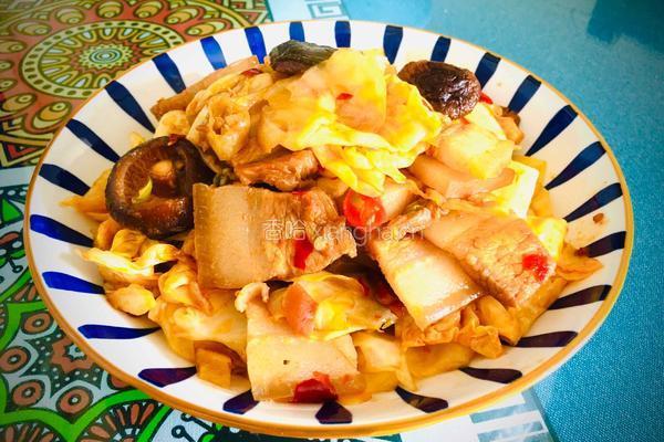 莲花白回锅肉的做法图解10