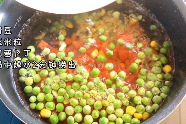 腊肠鸡蛋炒饭的做法图解4