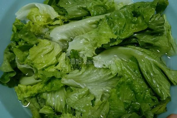 蚝油生菜的做法图解1